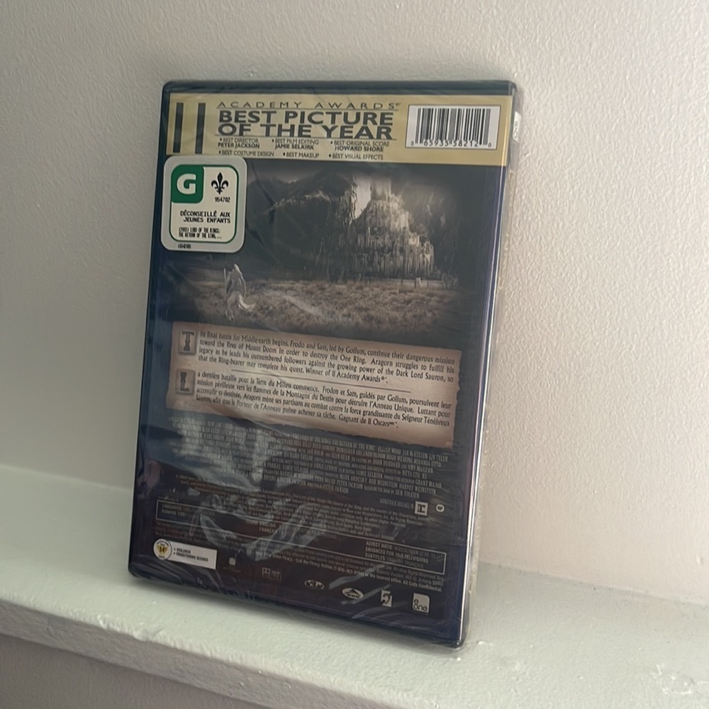 5/$25 NWT Lord of The Rings: The Return of the King DVD Movie - Picture 3 of 4